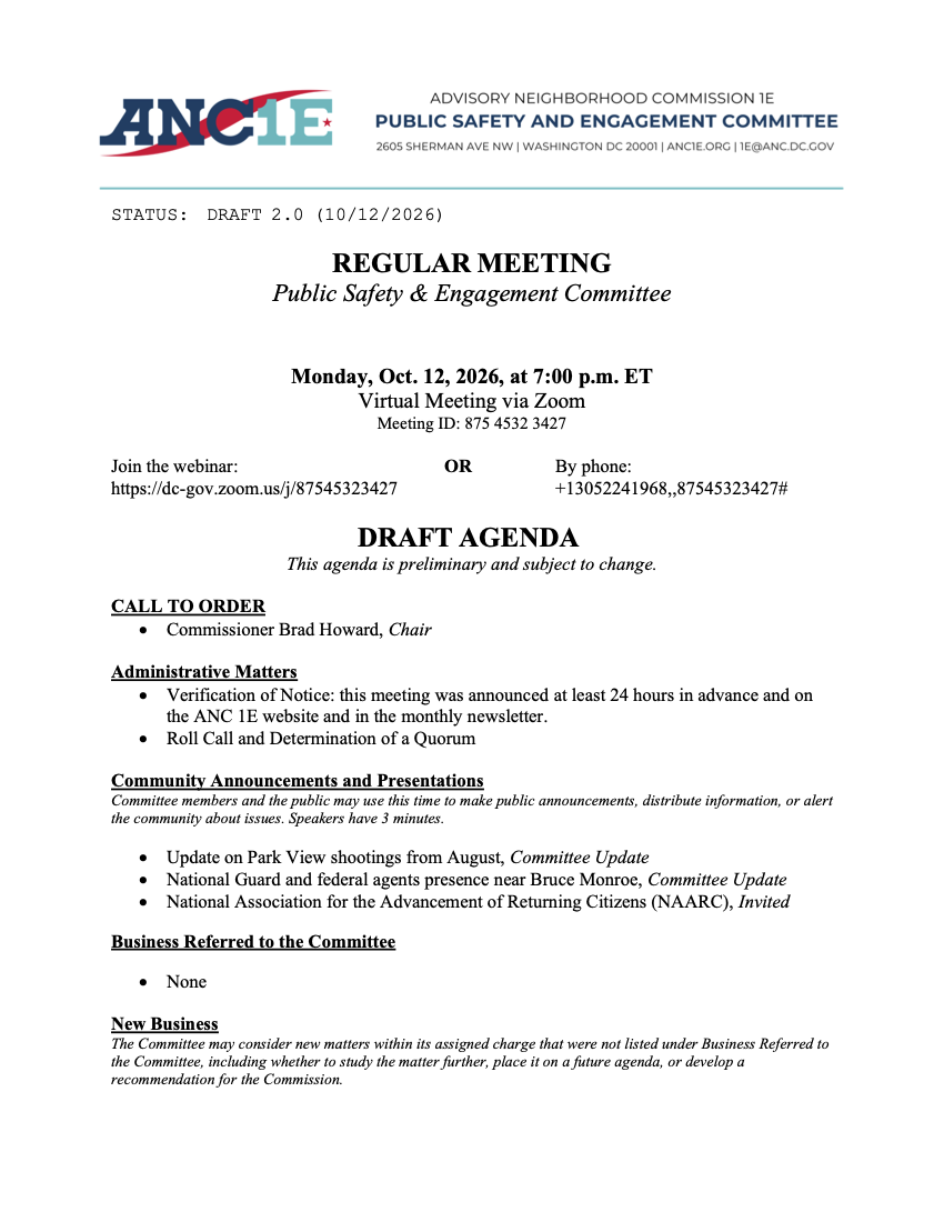 202610 - PSE Reg Meeting Agenda 2.0