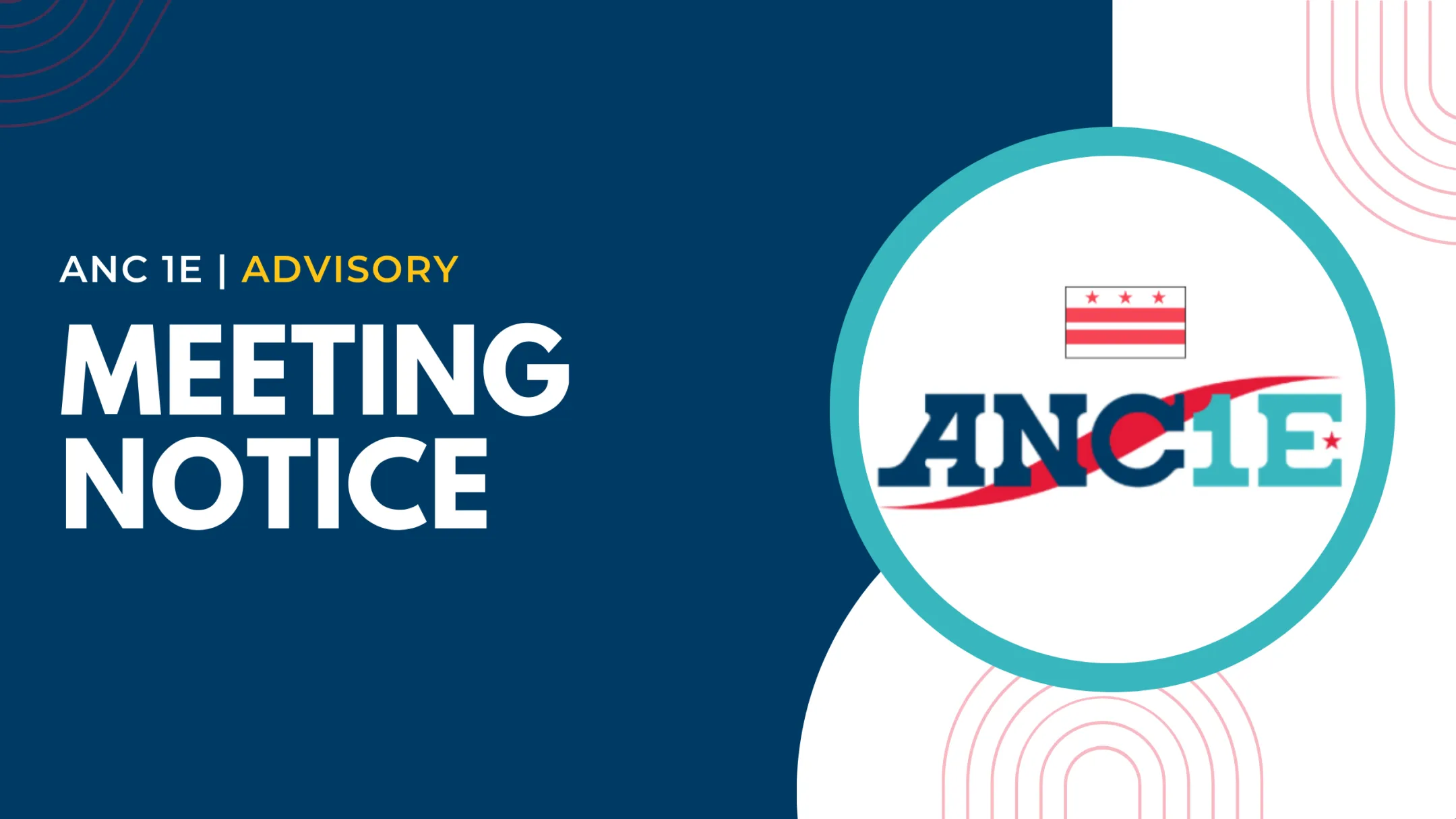 ANC1E Meeting Notice
