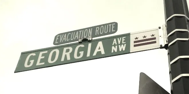 Georgia Avenue sign
