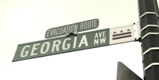 Georgia Avenue sign